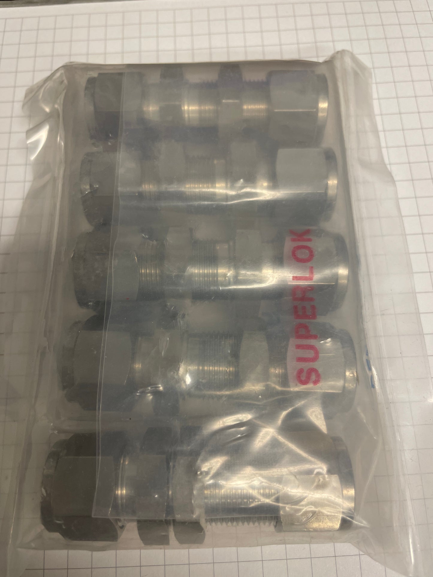 Superlok 1/2" Bulkhead Union SBHU-8-S316 - N.B.Oler