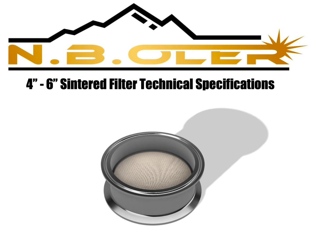 Sintered Filter Technical Specifications