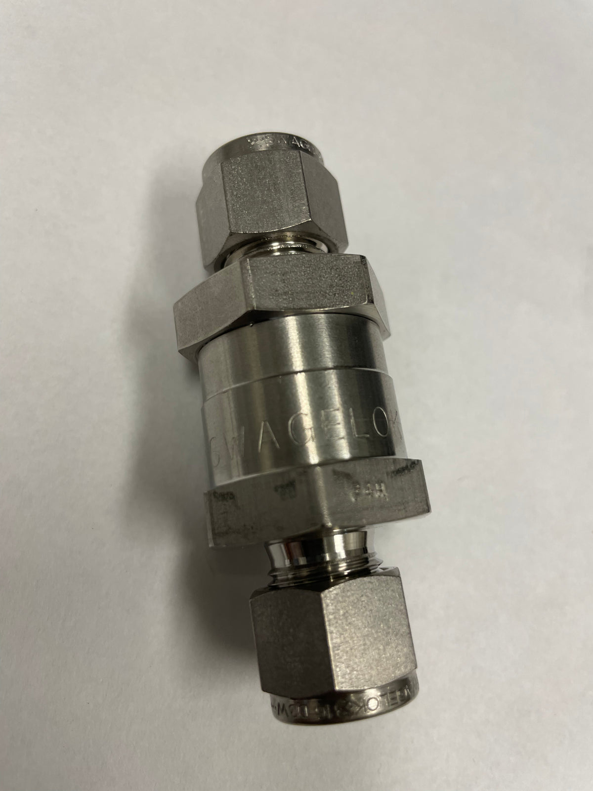 Swagelok 3/8" Check Valve SS-CHS6-25, Poppet, 25 psi Cracking