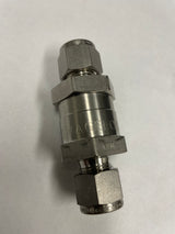 Swagelok 3/8" Check Valve SS-CHS6-25, Poppet, 25 psi Cracking