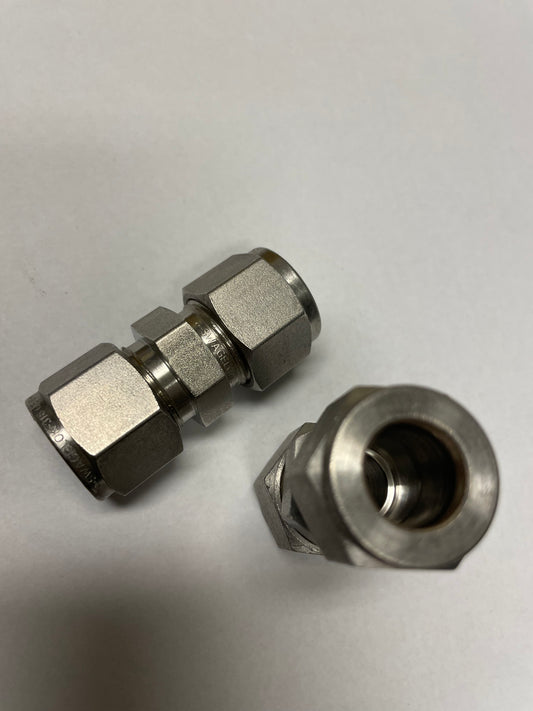Swagelok 1/2" Union SS-810-6 Precision Tube Fitting for Leak-Tight Connections - N.B.Oler