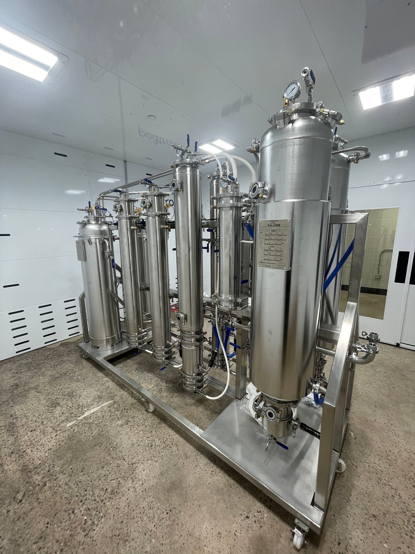 40-lb Passive Double Barrel Hydrocarbon Extraction System — ASME Certified