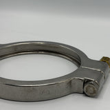 6" Heavy Duty High Pressure Tri Clamp, 300 PSI, M12 Bolts, 304 SS