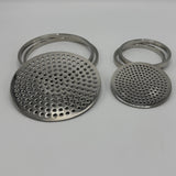 Tri-Clamp Filter Plate (Perforated Plate) with 2x Drop-In Rings