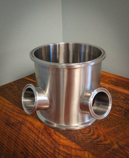 6" Diameter x 6" Tall Sight Spool with Optional K-Type Thermocouple Monitoring - N.B.Oler