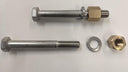M12 x 1.75 Bolt Kit for 6" Heavy Duty Tri Clamp, Deep Brass Nut