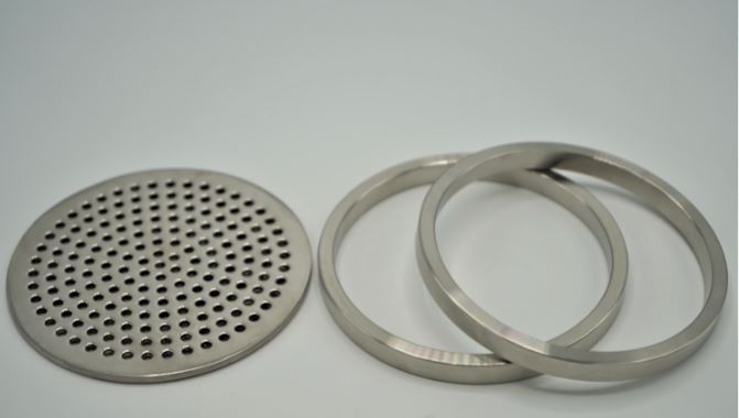 Filter Plate Inline Perforated with 2 Rings