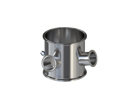 6" Diameter x 6" Tall Sight Spool with Optional K-Type Thermocouple Monitoring - N.B.Oler