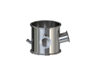 6" Sight Glass Spool, 6" Tall, Two 2" Ports and Thermocouple Port