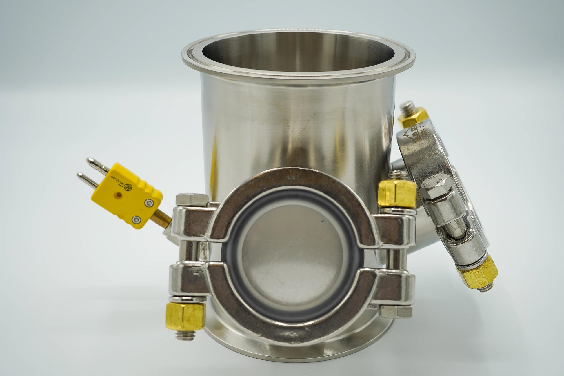 4" Diameter x 6" Tall Sight Spool with Optional K-Type Thermocouple Monitoring - N.B.Oler