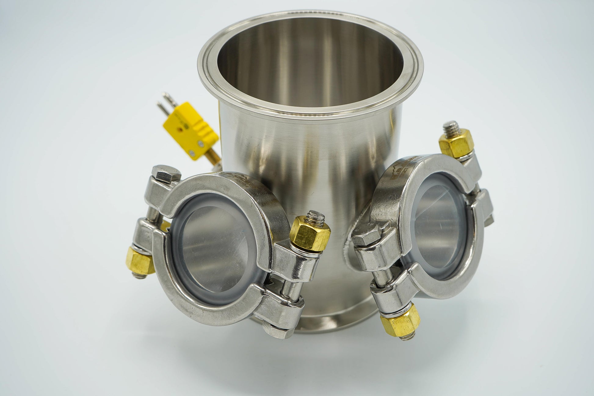4" Diameter x 6" Tall Sight Spool with Optional K-Type Thermocouple Monitoring - N.B.Oler