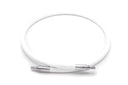 Static Dissipative PTFE Hose, Stainless Braided, 3/8" to 3/4"