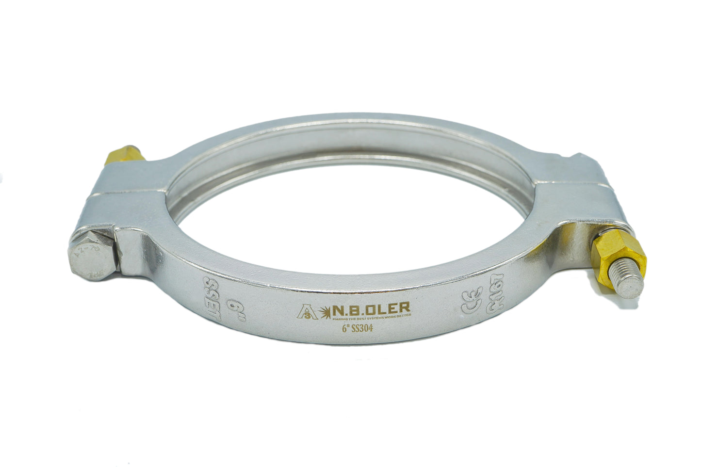 High Pressure Clamp 6" Diameter - N.B.Oler