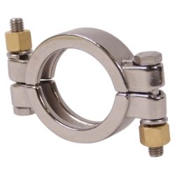 High Pressure Double Bolted Tri Clamps with 3/8